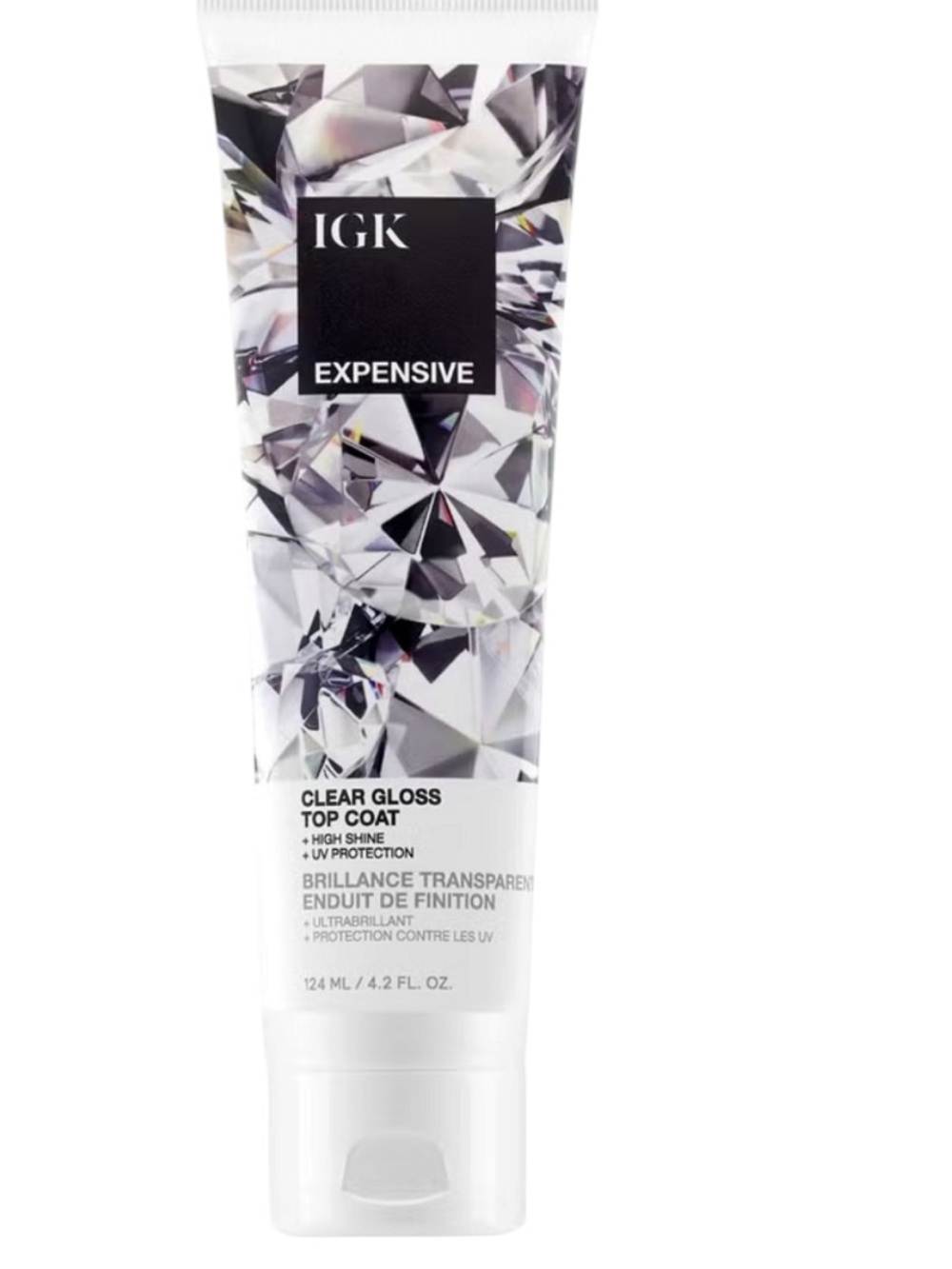 IGK Expensive Clear Gloss Top Coat Hair High Shine Treatment 121ml 4.2 oz